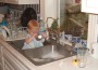 2005-07-30 Playing in the sink  * 1532 x 1108 * (388KB)